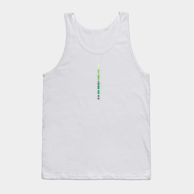 Green Paint drop Tank Top by pepques